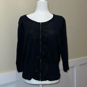 Elle Ruffle Front Cardigan